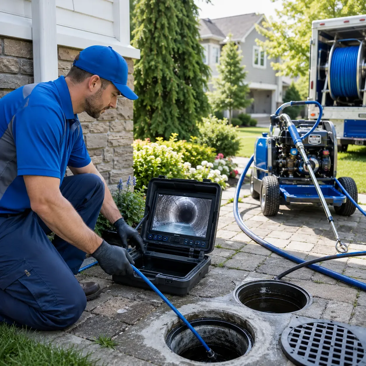 Outdoor drain cleaning professionals serving Call, TX