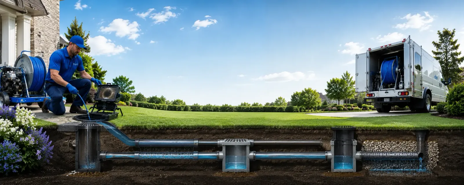 Outdoor drain cleaning information for Call, TX